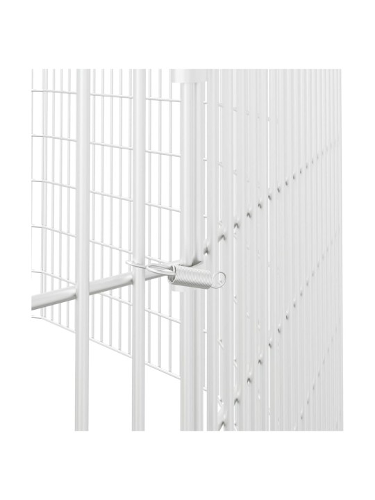 Ohrádka pro zvířata 12 panelů 54 x 80 cm pozinkované železo