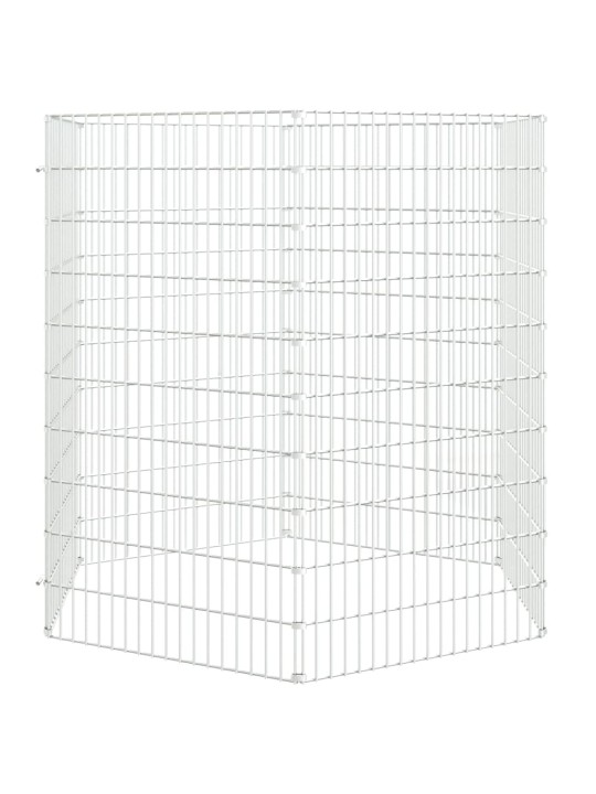 Ohrádka pro zvířata 6 panelů 54 x 100 cm pozinkované železo