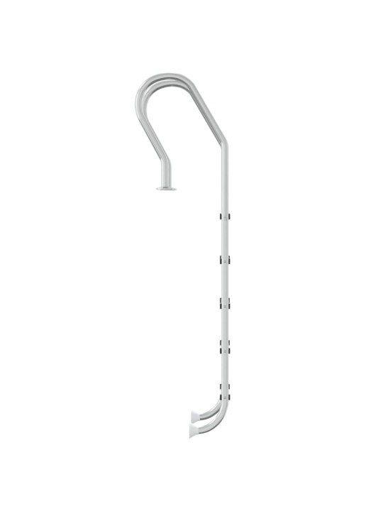 Bazénový žebřík 54 x 38 x 211 cm nerezová ocel 304