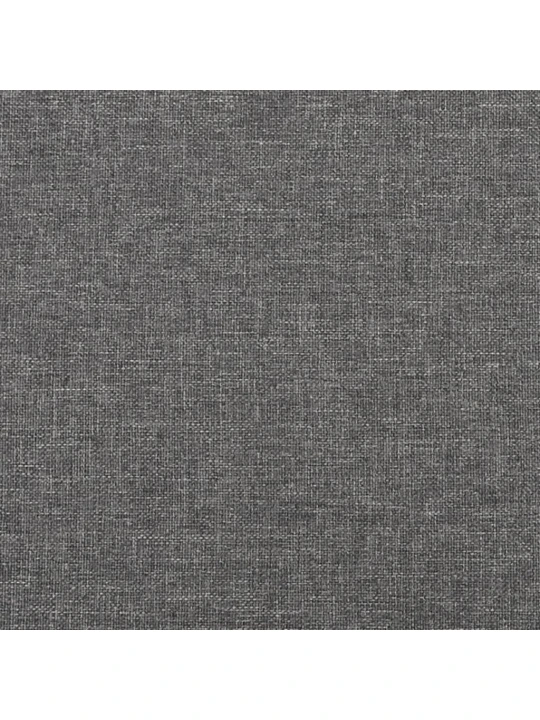 Relaxační křeslo se stoličkou světle šedé textil