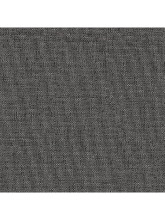 Houpací křeslo s podnožkou tmavě šedé textil