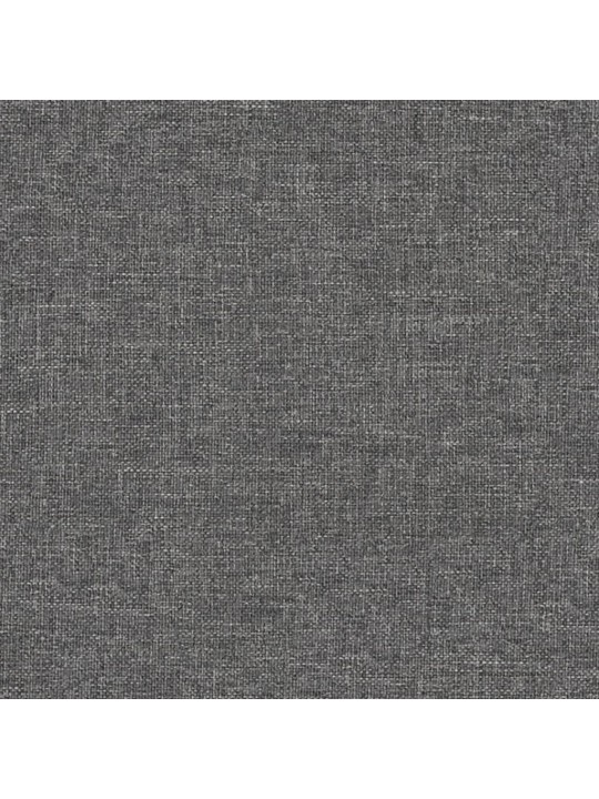 Relaxační křeslo se stoličkou světle šedé textil