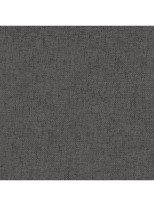 Relaxační křeslo se stoličkou tmavě šedé textil