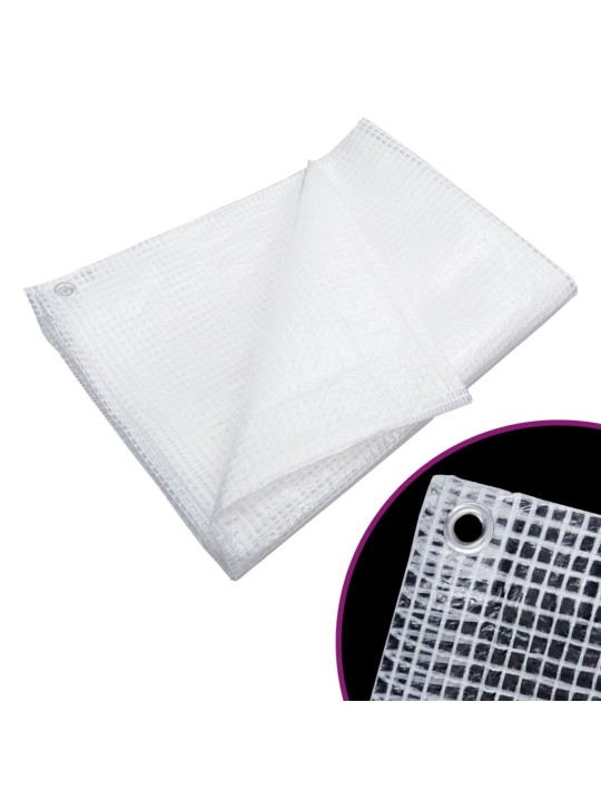 Plachta 140 g/m² 6 x 8 m bílá