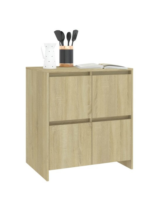 Příborníky 2 ks dub sonoma 70 x 41 x 75 cm kompozitní dřevo