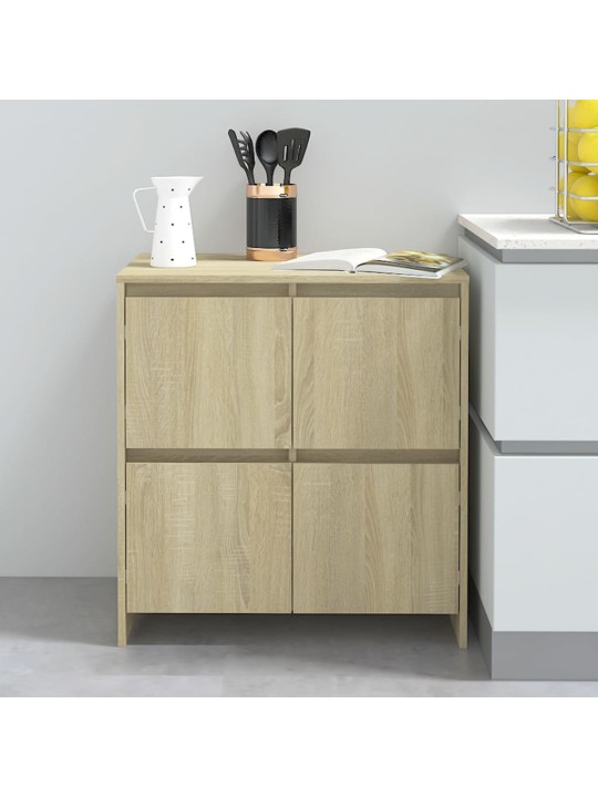 Příborníky 2 ks dub sonoma 70 x 41 x 75 cm kompozitní dřevo