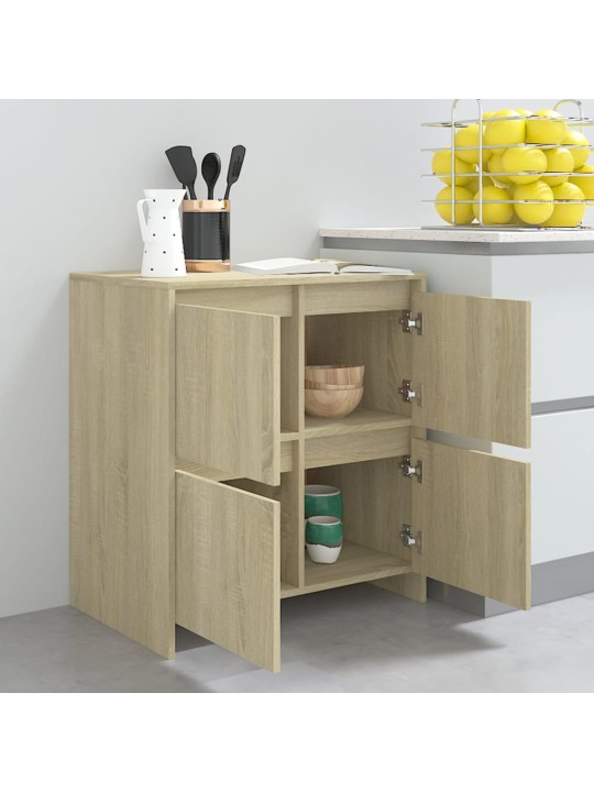 Příborníky 2 ks dub sonoma 70 x 41 x 75 cm kompozitní dřevo