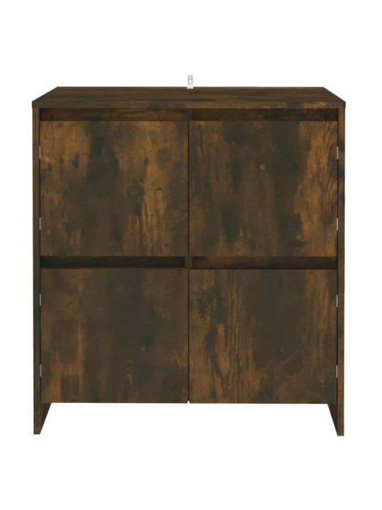 Příborníky 2 ks kouřový dub 70 x 41 x 75 cm kompozitní dřevo