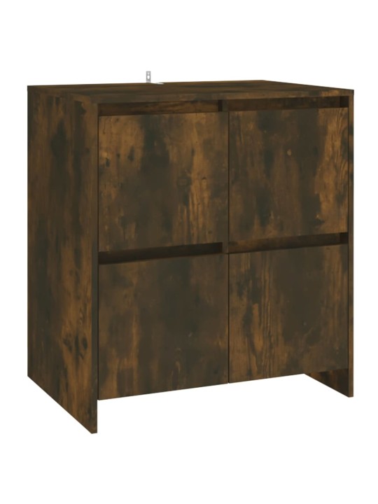 Příborníky 2 ks kouřový dub 70 x 41 x 75 cm kompozitní dřevo