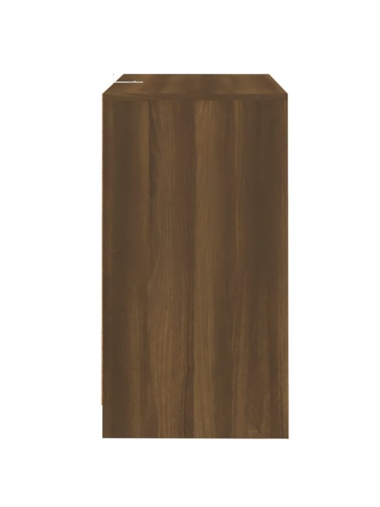 Příborníky 2 ks hnědý dub 70 x 41 x 75 cm kompozitní dřevo