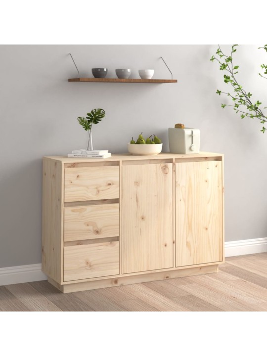Příborník 111 x 34 x 75 cm masivní borové dřevo