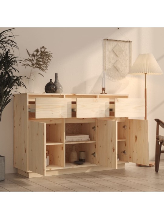Příborník 110 x 34 x 75 cm masivní borové dřevo