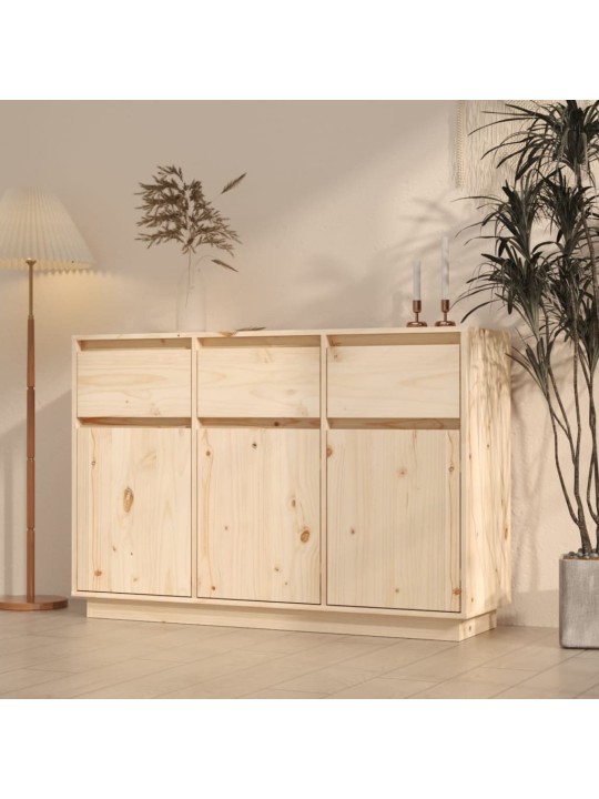 Příborník 110 x 34 x 75 cm masivní borové dřevo