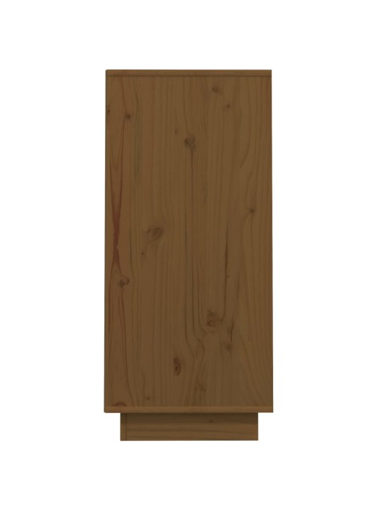 Konzolová skříňka medově hnědá 60x34x75 cm masivní borové dřevo