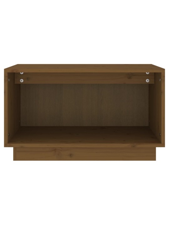 TV skříňka medově hnědá 60 x 35 x 35 cm masivní borové dřevo