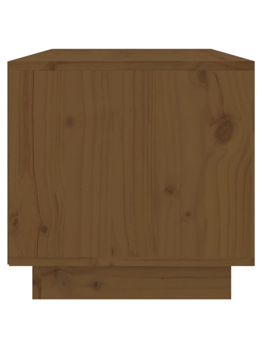 TV skříňka medově hnědá 60 x 35 x 35 cm masivní borové dřevo