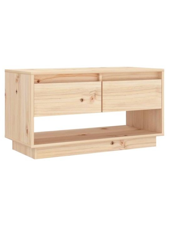 TV skříňka 74 x 34 x 40 cm masivní borové dřevo