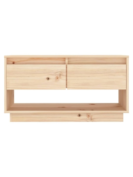 TV skříňka 74 x 34 x 40 cm masivní borové dřevo