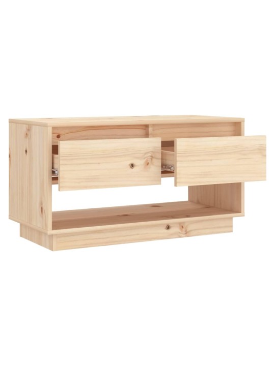 TV skříňka 74 x 34 x 40 cm masivní borové dřevo