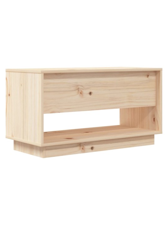TV skříňka 74 x 34 x 40 cm masivní borové dřevo