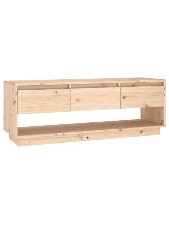 TV skříňka 110,5 x 34 x 40 cm masivní borové dřevo