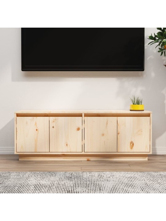 TV skříňka 110 x 34 x 40 cm masivní borové dřevo