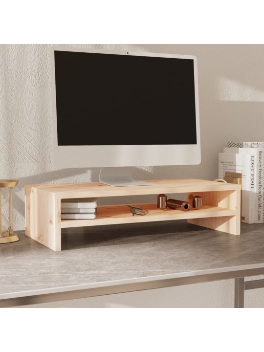 Stojan na monitor 50 x 24 x 13 cm masivní borové dřevo