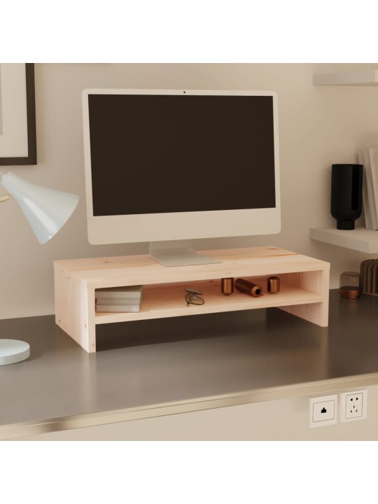 Stojan na monitor 50 x 24 x 13 cm masivní borové dřevo