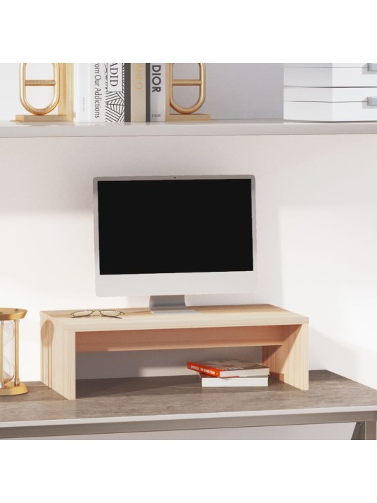 Stojan na monitor 50 x 27 x 15 cm masivní borové dřevo