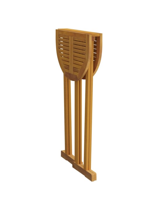 Skládací barový stůl 90 x 65 x 105 cm masivní teakové dřevo