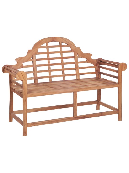 Zahradní lavice 127 x 58,5 x 92,5 cm masivní teakové dřevo
