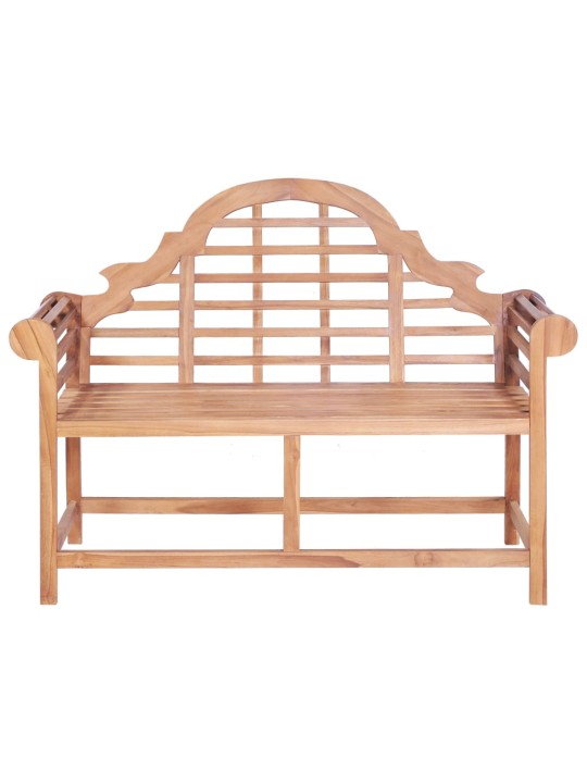 Zahradní lavice 127 x 58,5 x 92,5 cm masivní teakové dřevo