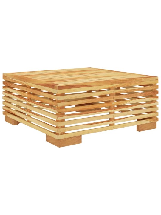 Konferenční stolek 69,5 x 69,5 x 31 cm masivní teakové dřevo