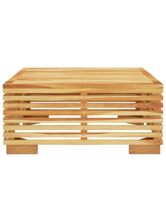 Konferenční stolek 69,5 x 69,5 x 31 cm masivní teakové dřevo