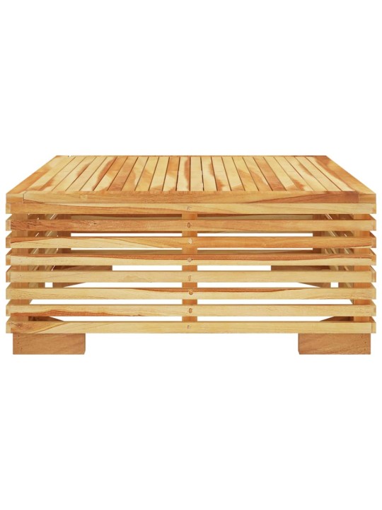 Konferenční stolek 69,5 x 69,5 x 31 cm masivní teakové dřevo