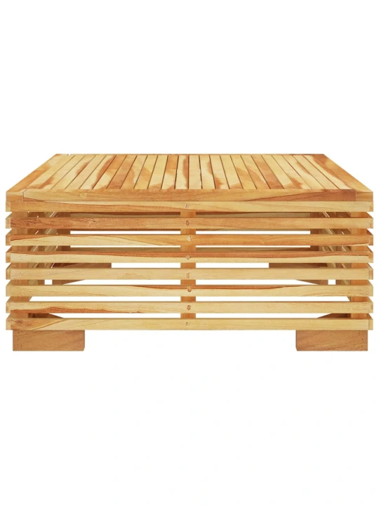 Konferenční stolek 69,5 x 69,5 x 31 cm masivní teakové dřevo