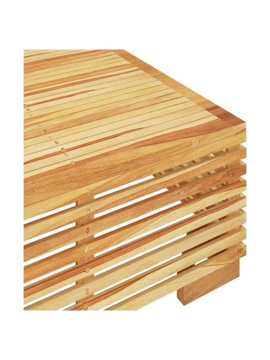 Konferenční stolek 69,5 x 69,5 x 31 cm masivní teakové dřevo