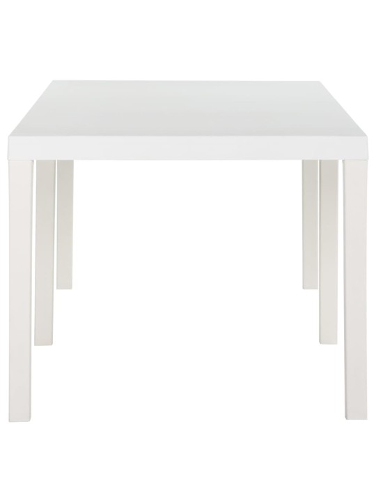 Zahradní stůl 220 x 90 x 72 cm PP bílý