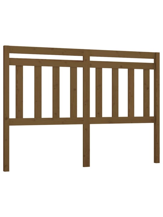 Čelo postele medově hnědé 166 x 4 x 100 cm masivní borovice