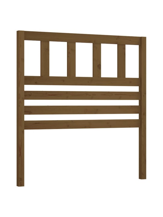 Čelo postele medově hnědé 96 x 4 x 100 cm masivní borovice