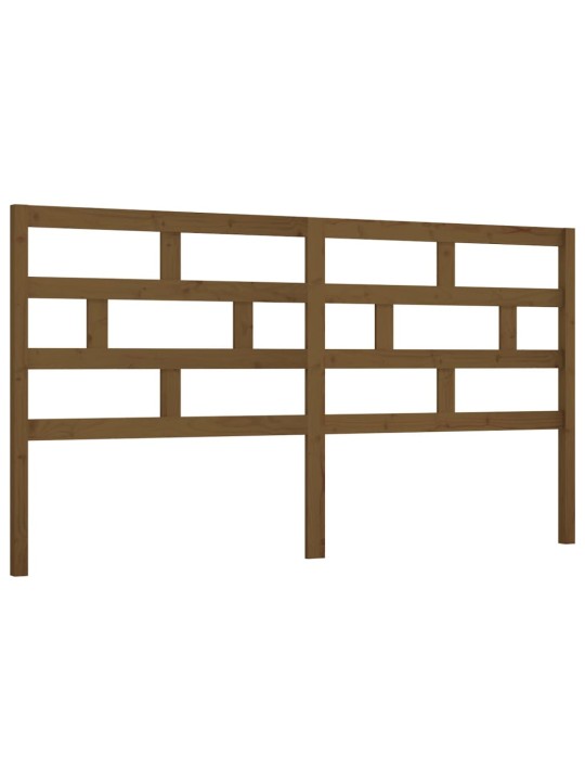Čelo postele medově hnědé 186 x 4 x 100 cm masivní borovice