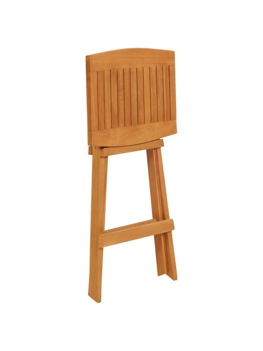 5dílný skládací barový set masivní teakové dřevo