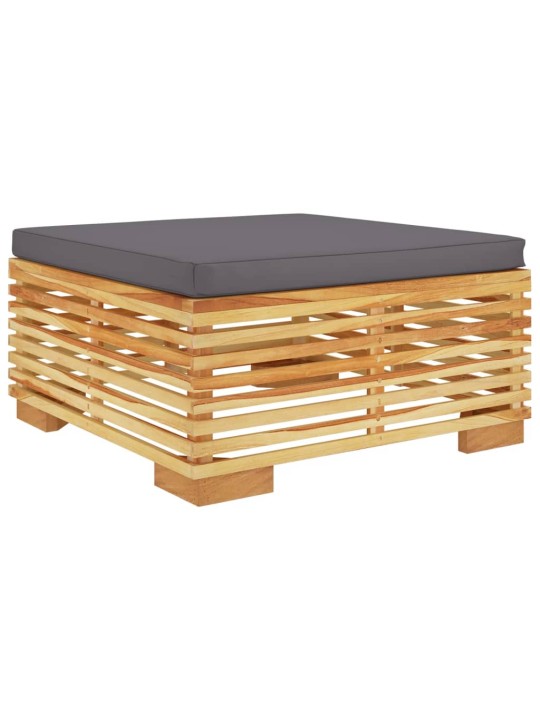 5dílná zahradní sedací souprava s poduškami masivní teak