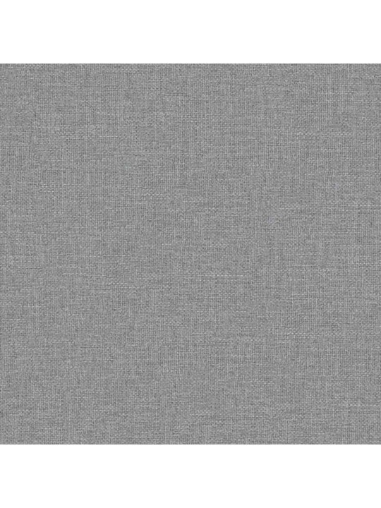 Polohovací křeslo světle šedé textil
