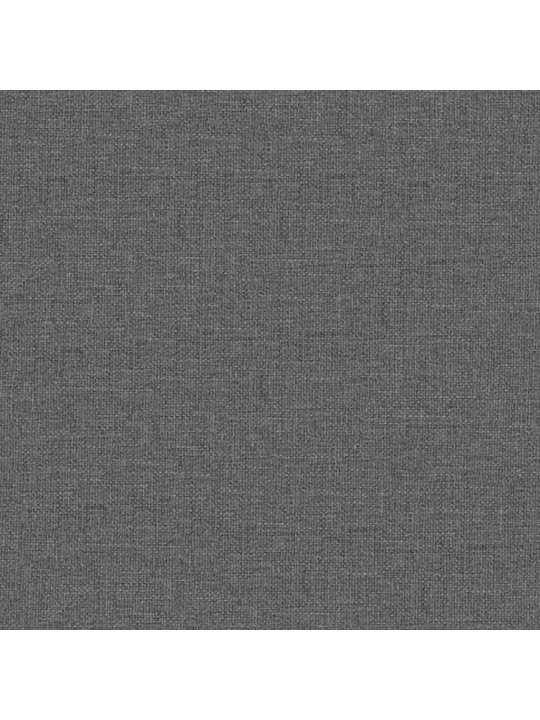 Polohovací křeslo tmavě šedé textil