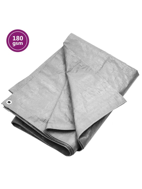 Plachta 180 g/m² 6 x 12 m šedá HDPE