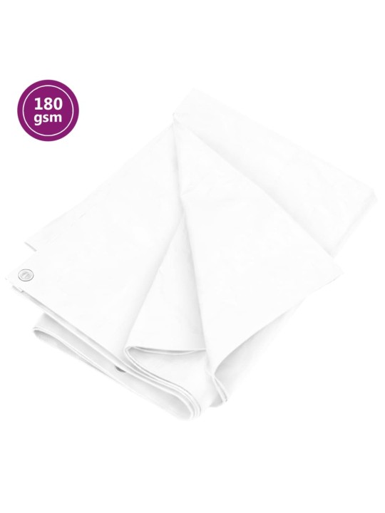 Plachta 180 g/m² 8 x 8 m bílá HDPE