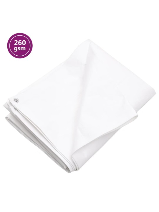Plachta 260 g/m² 6 x 12 m bílá HDPE