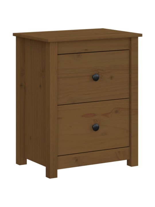 Noční stolky 2 ks medově hnědé 50x35x61,5 cm masivní borovice
