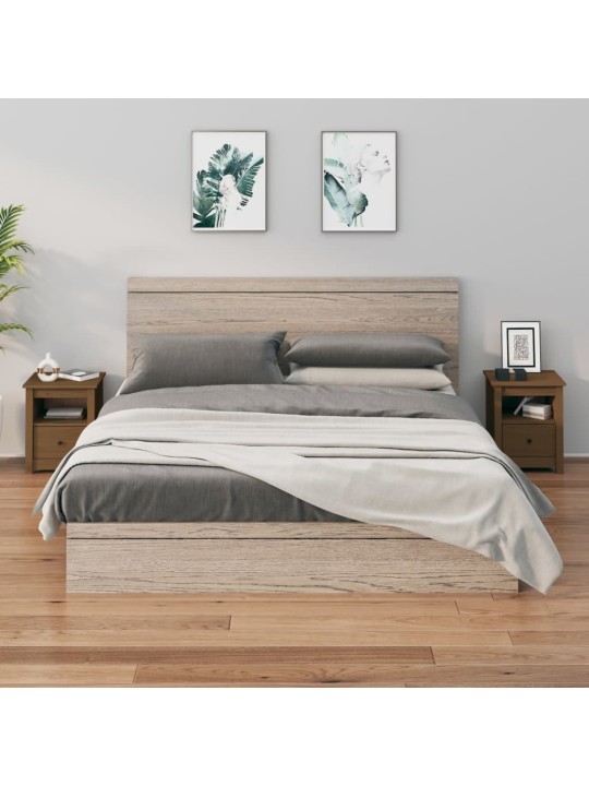 Noční stolky 2 ks medově hnědé 40 x 35 x 49 cm masivní borovice